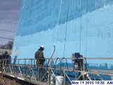 Waterproofing the shear wall at the South Elevation.jpg